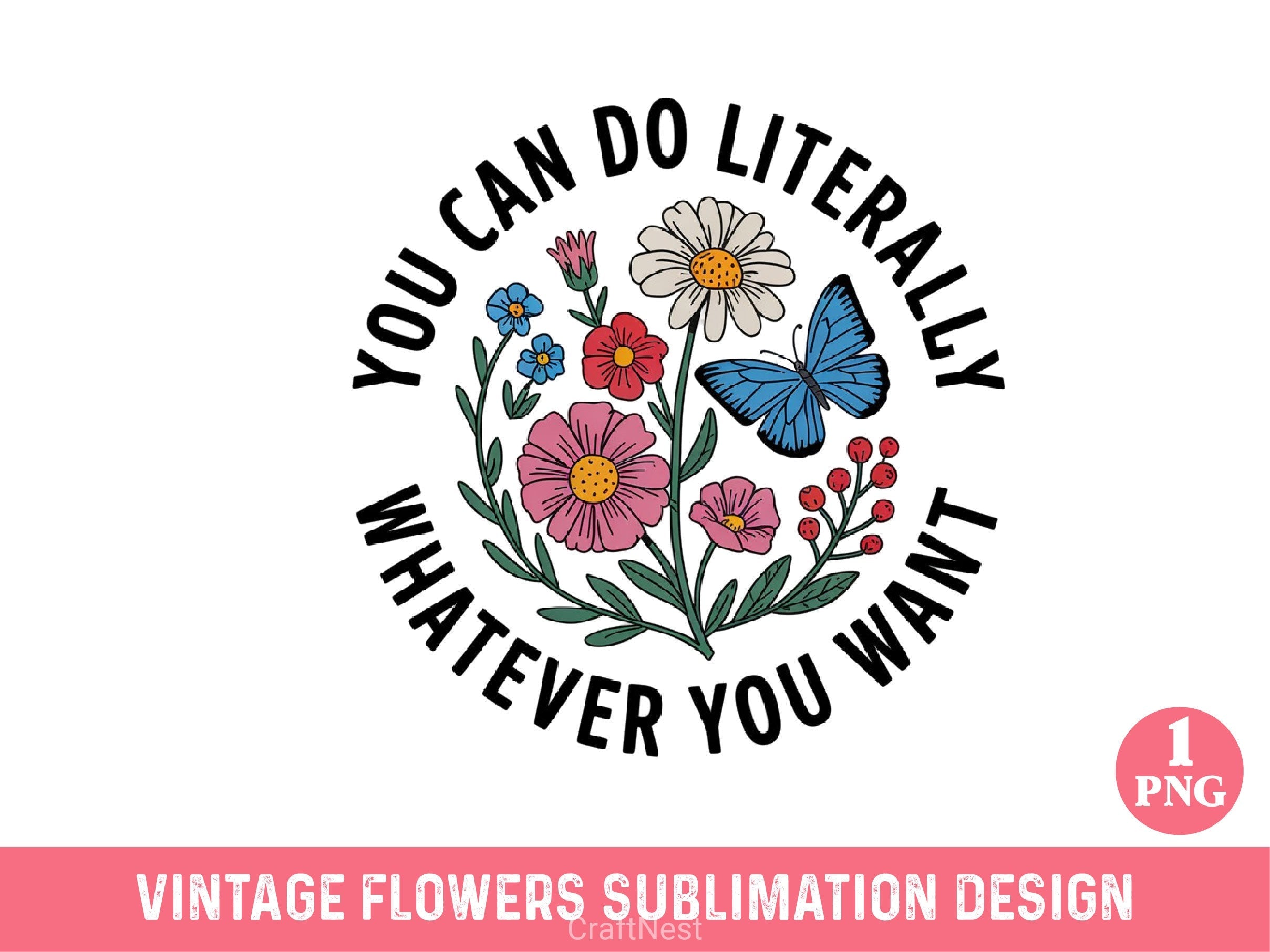 Vintage Flowers Clipart Bundle 8