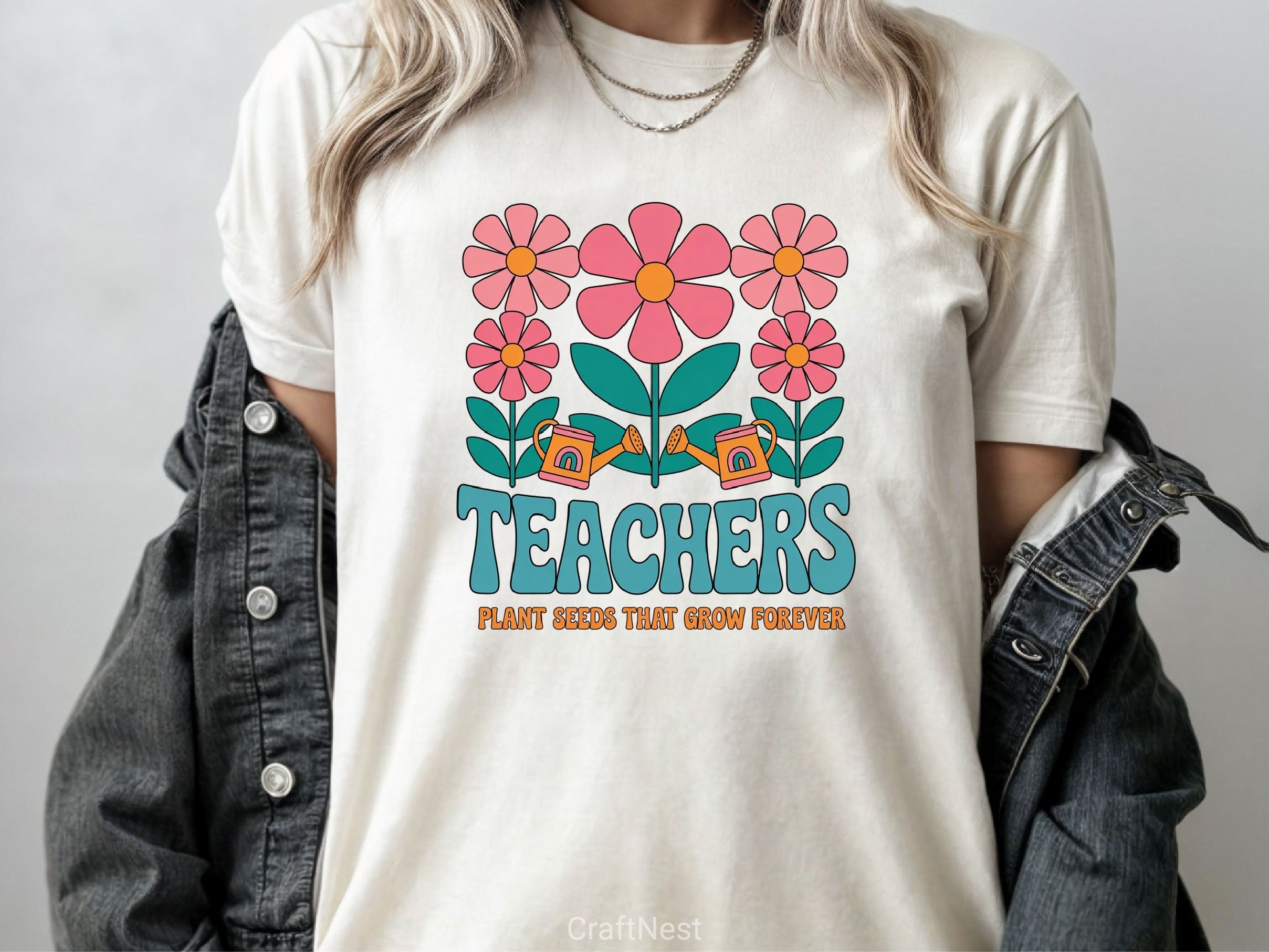 Teacher Plant Seeds That Grow Forever Clipart