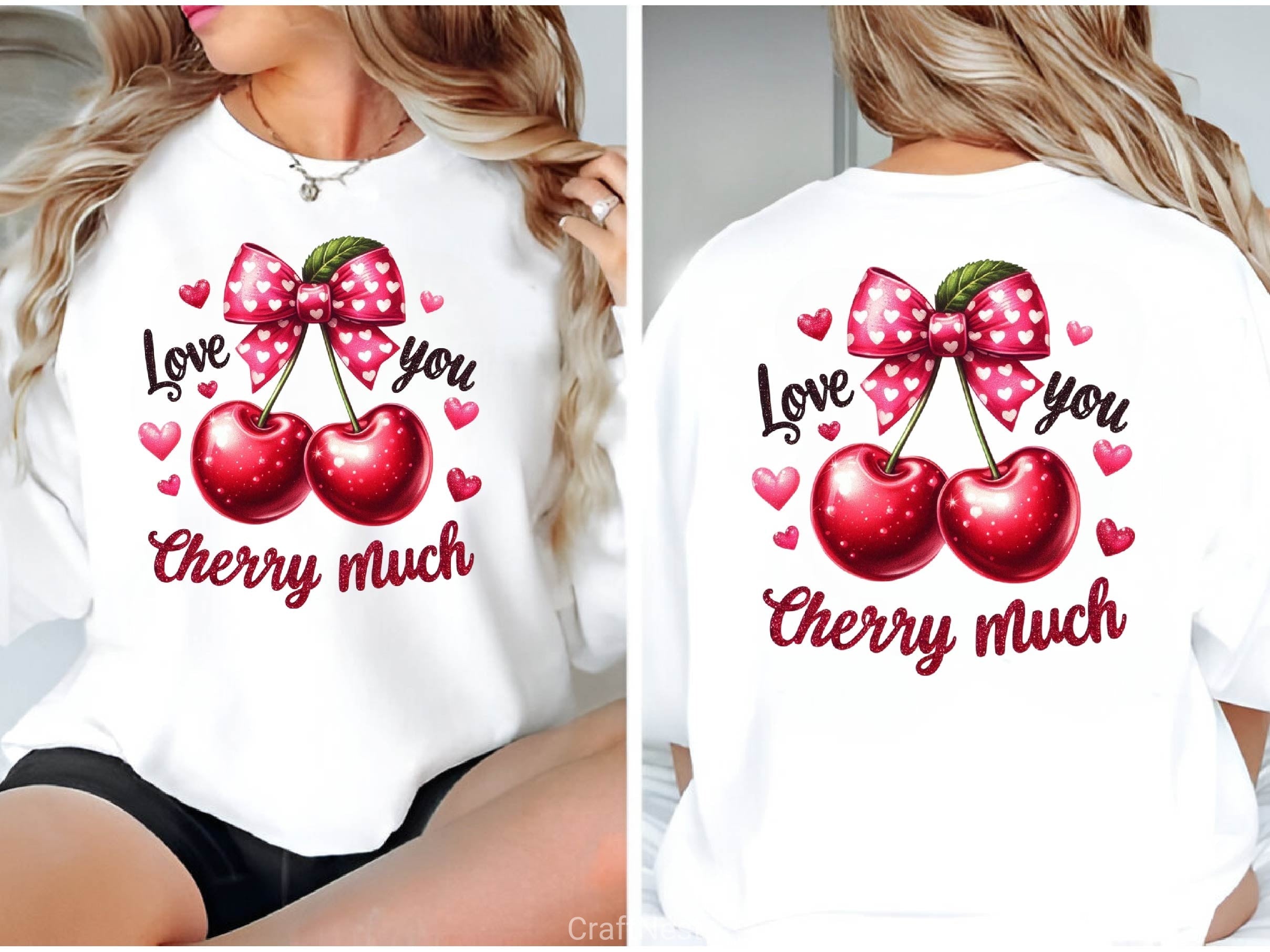 Coquette Valentine Love You Clipart Bundle 2