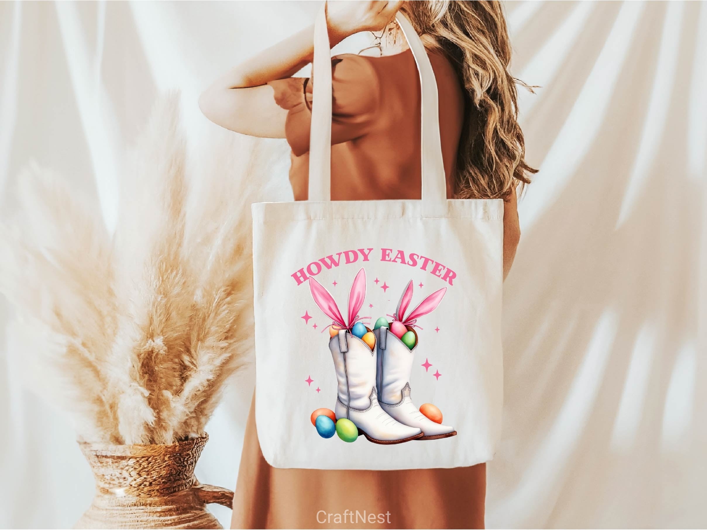 Howdy Easter Western Easter Bunny Clipart Bundle 1