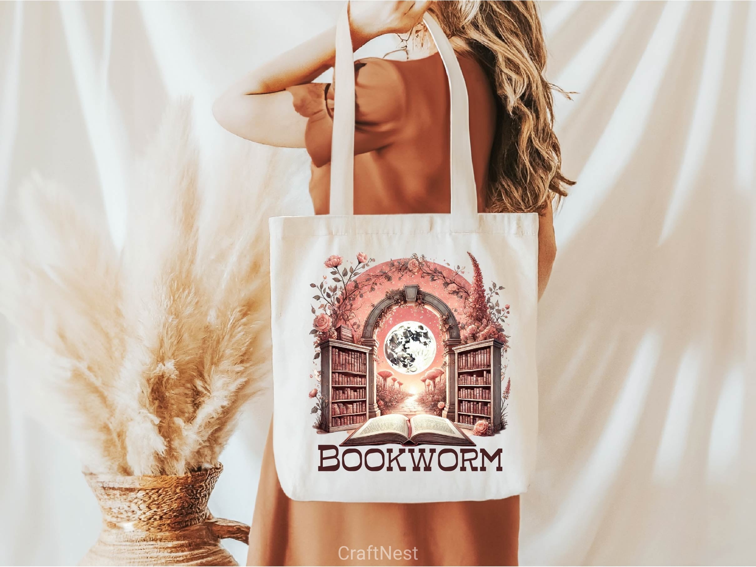 Bookworm Funny Book Lover Clipart Bundle 2