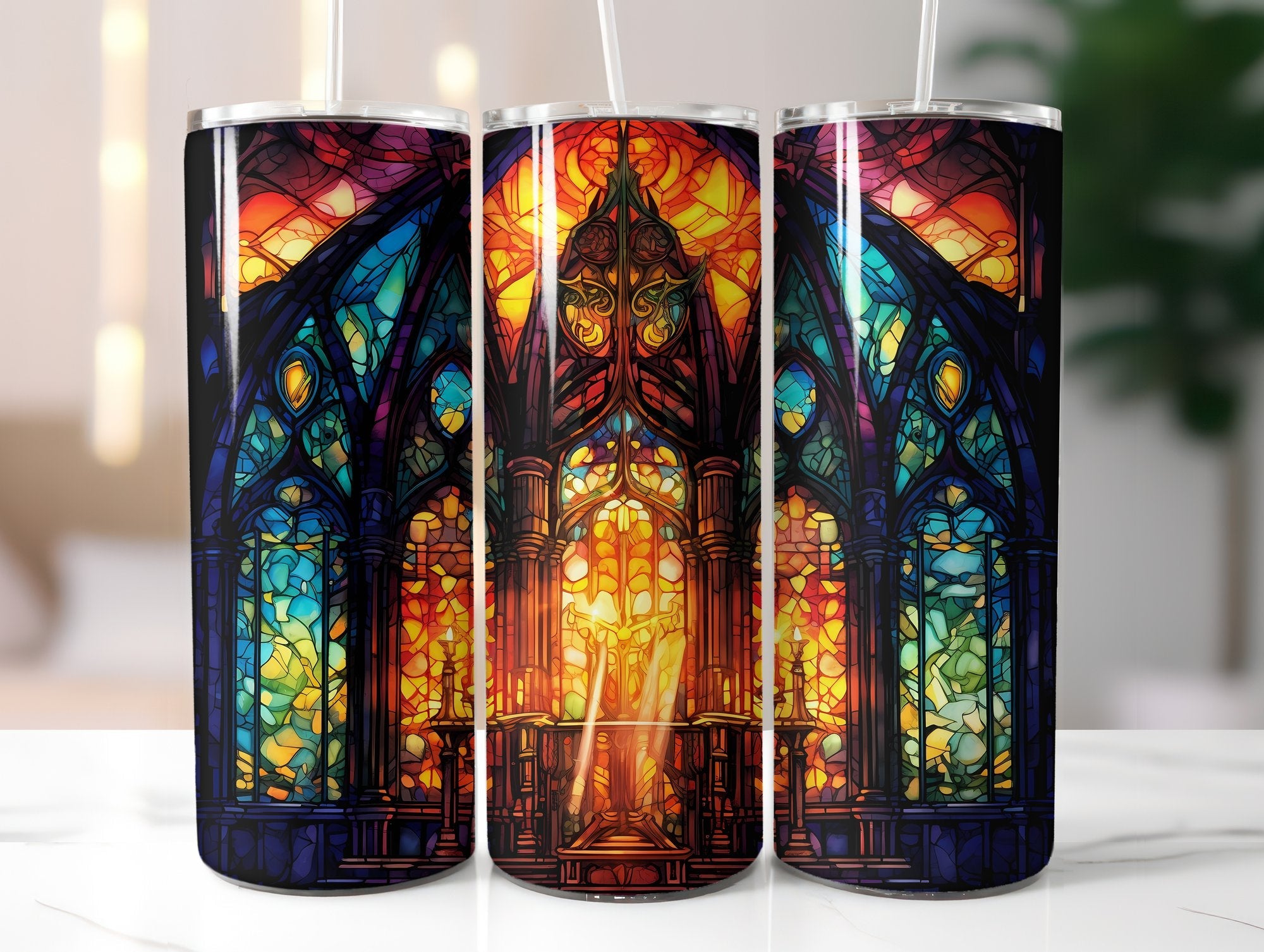 Stained Glass Tumbler Wrap - CraftNest