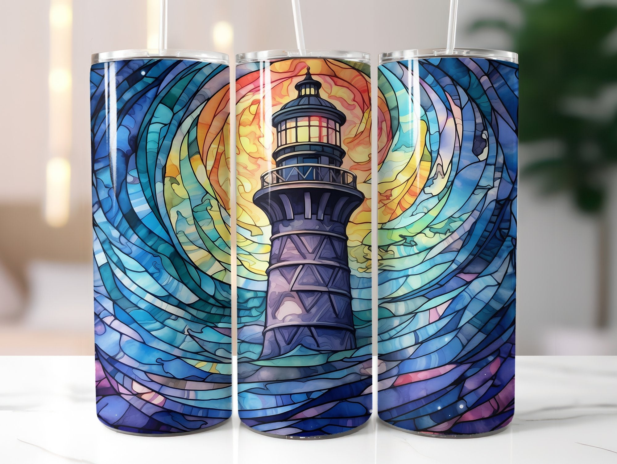Stained Glass Tumbler Wrap - CraftNest