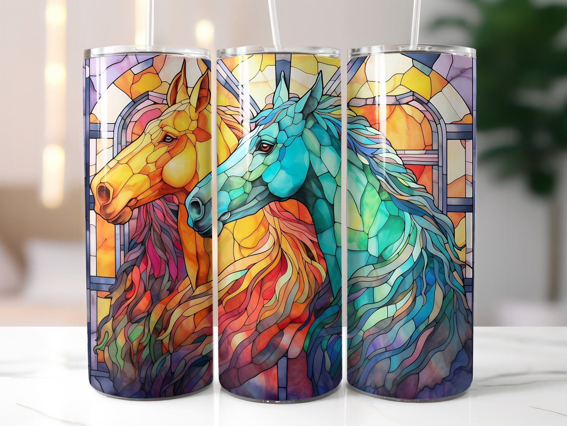 Stained Glass Tumbler Wrap - CraftNest