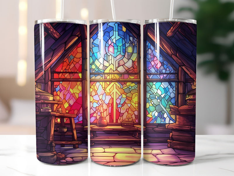 Stained Glass Tumbler Wrap - CraftNest