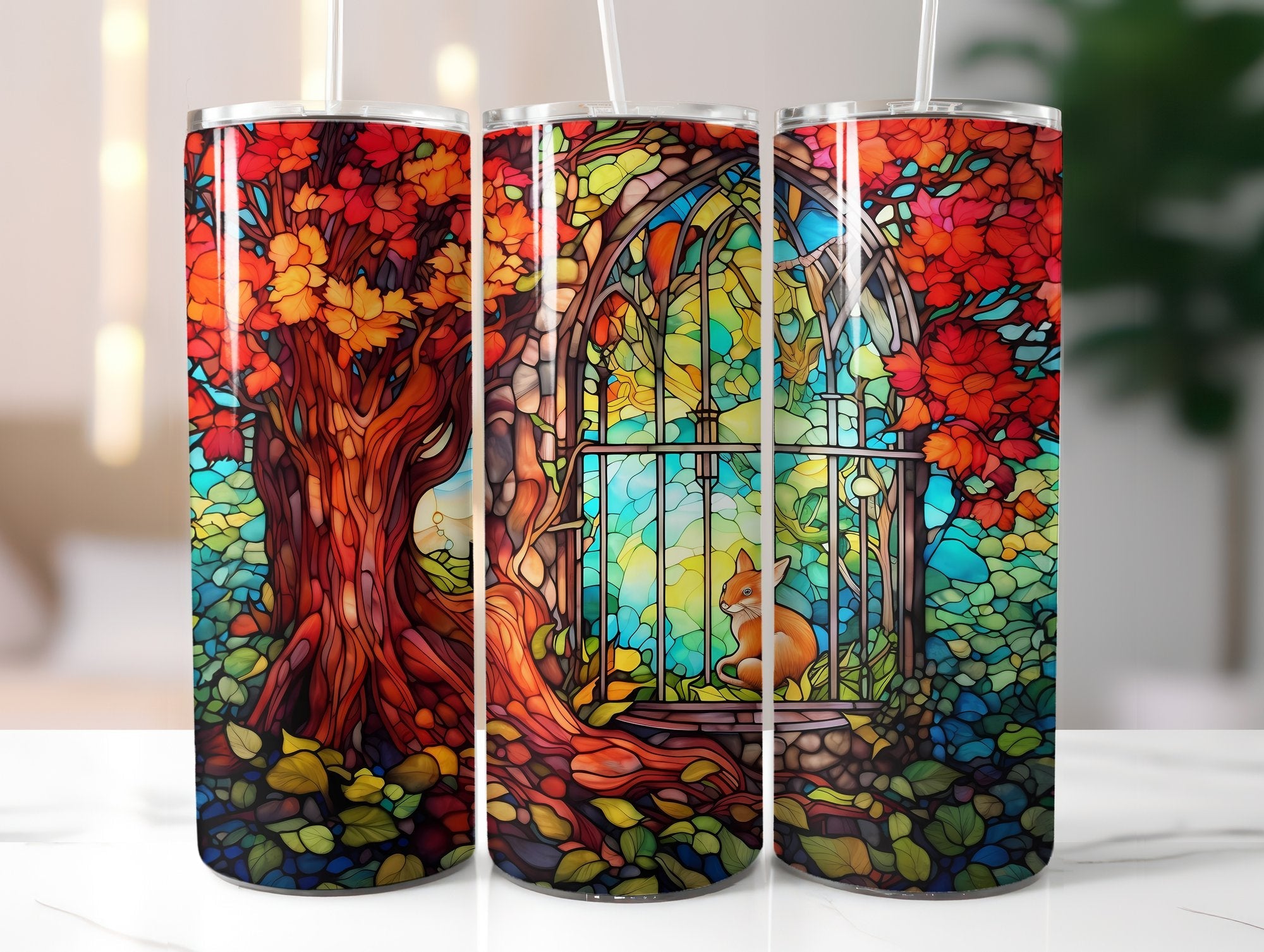 Stained Glass Tumbler Wrap - CraftNest