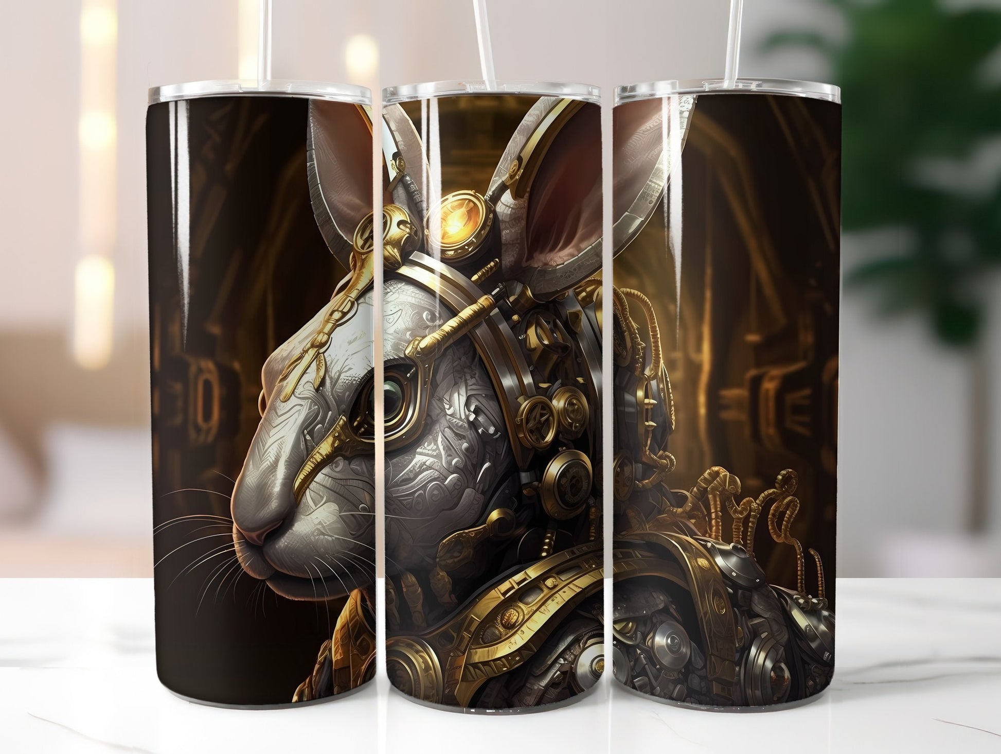 Steampunk Animals Tumbler Wrap - CraftNest