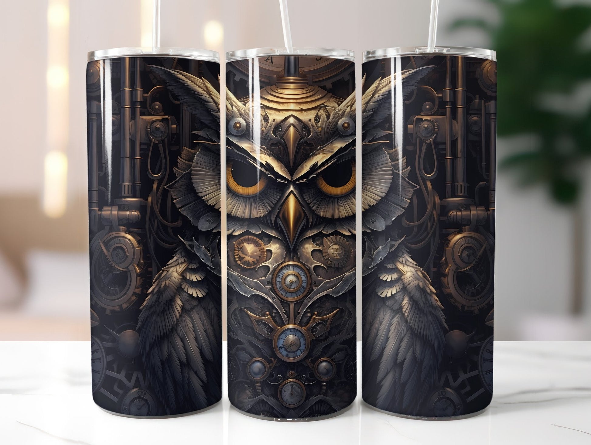 Steampunk Animals Tumbler Wrap - CraftNest