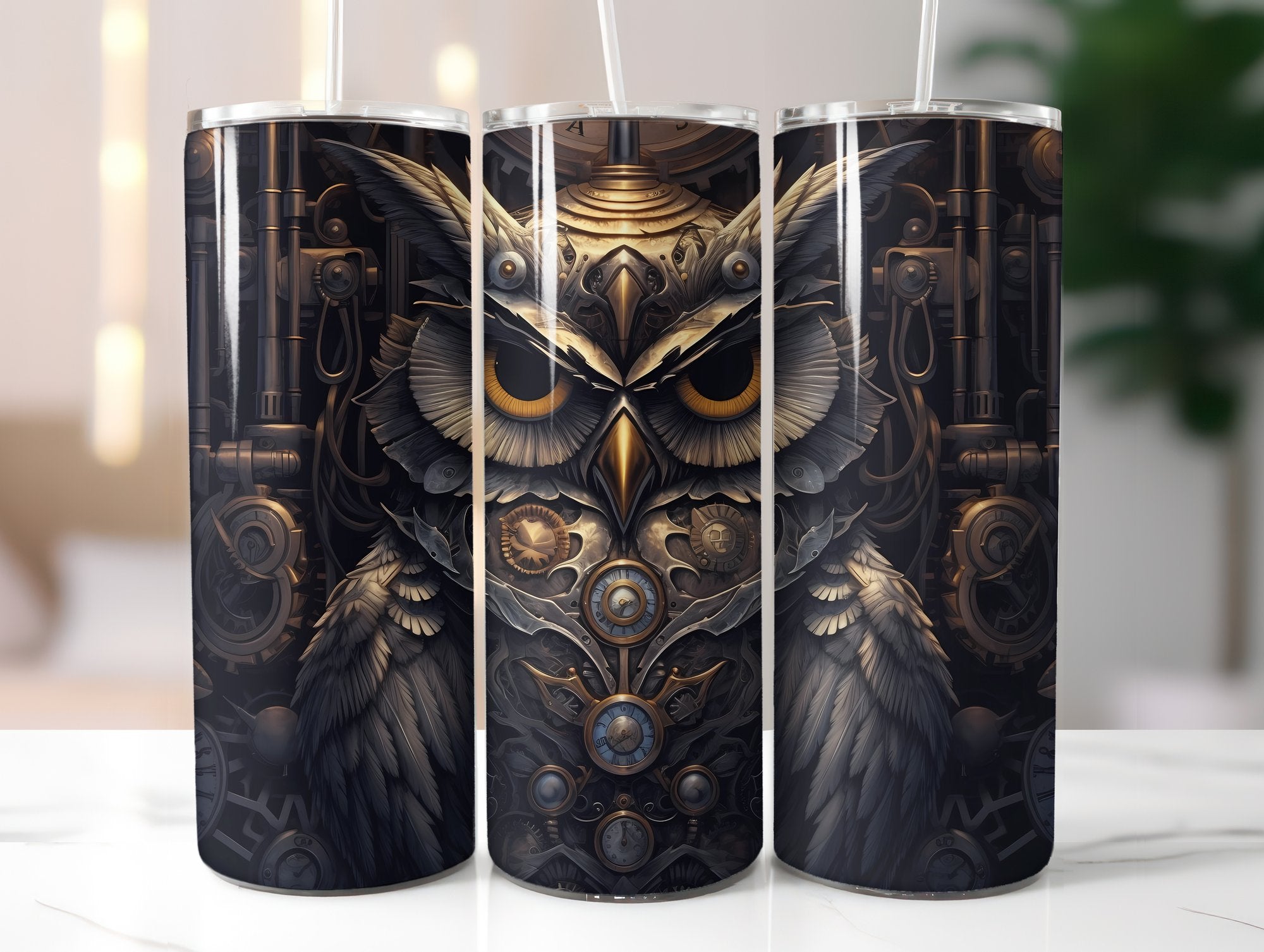 Steampunk Animals Tumbler Wrap - CraftNest