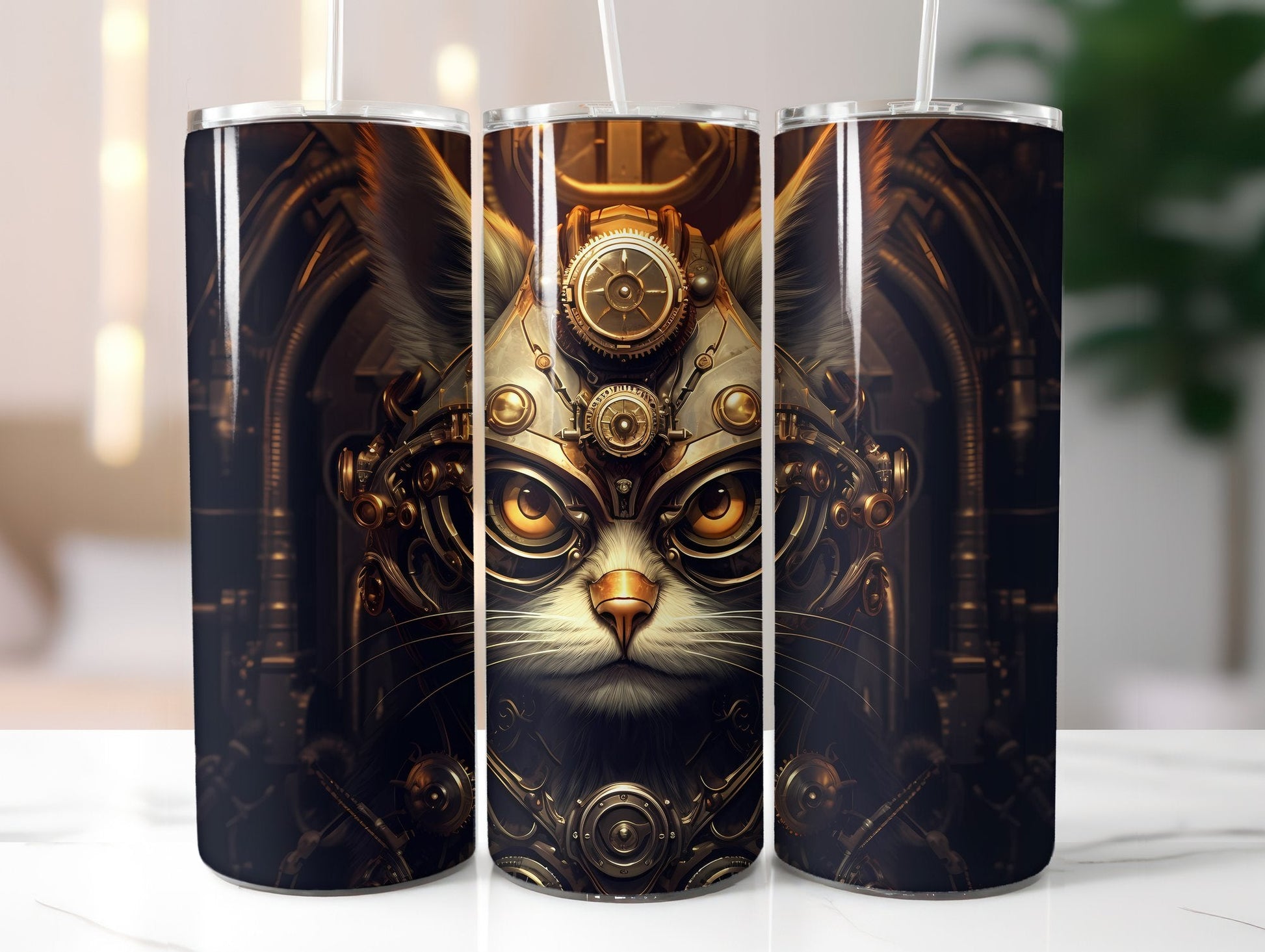 Steampunk Animals Tumbler Wrap - CraftNest