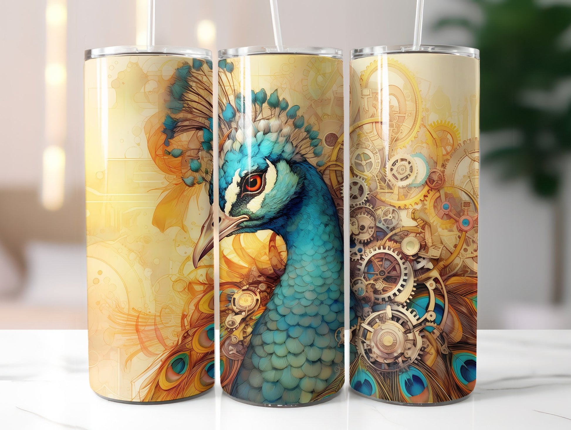 Steampunk Animals Tumbler Wrap - CraftNest