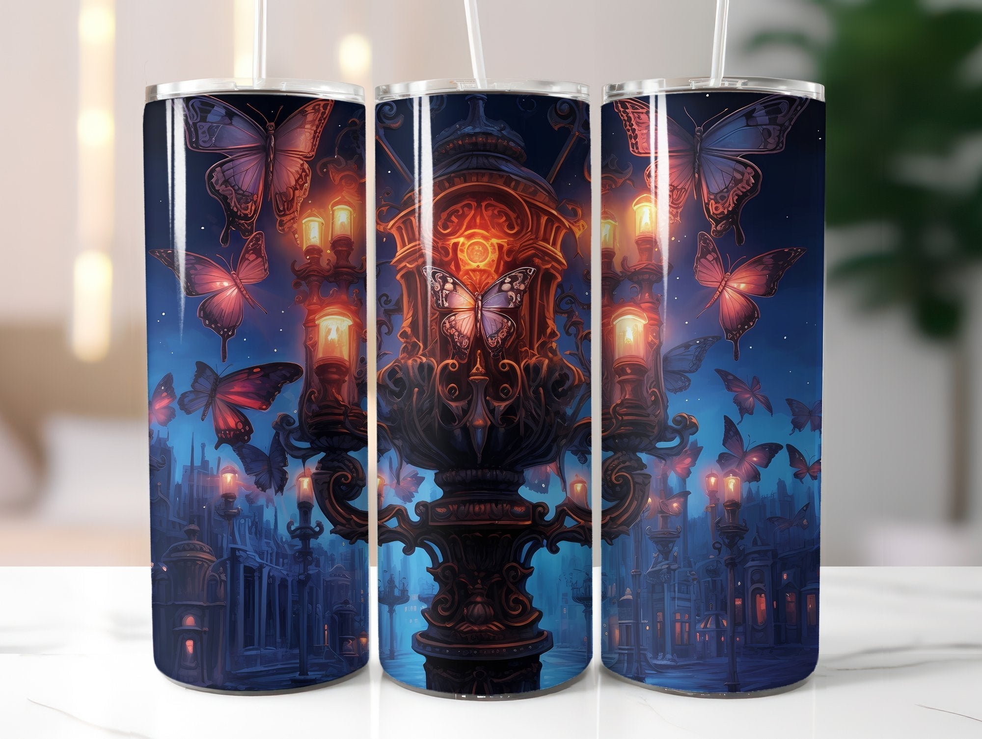 Steampunk Butterfly Tumbler Wrap - CraftNest