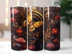Steampunk Butterfly Tumbler Wrap - CraftNest