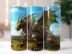 Steampunk Dragons Tumbler Wrap - CraftNest