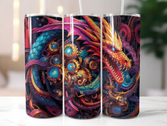 Steampunk Dragons Tumbler Wrap - CraftNest