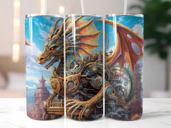 Steampunk Dragons Tumbler Wrap - CraftNest