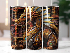 Steampunk Dragons Tumbler Wrap - CraftNest