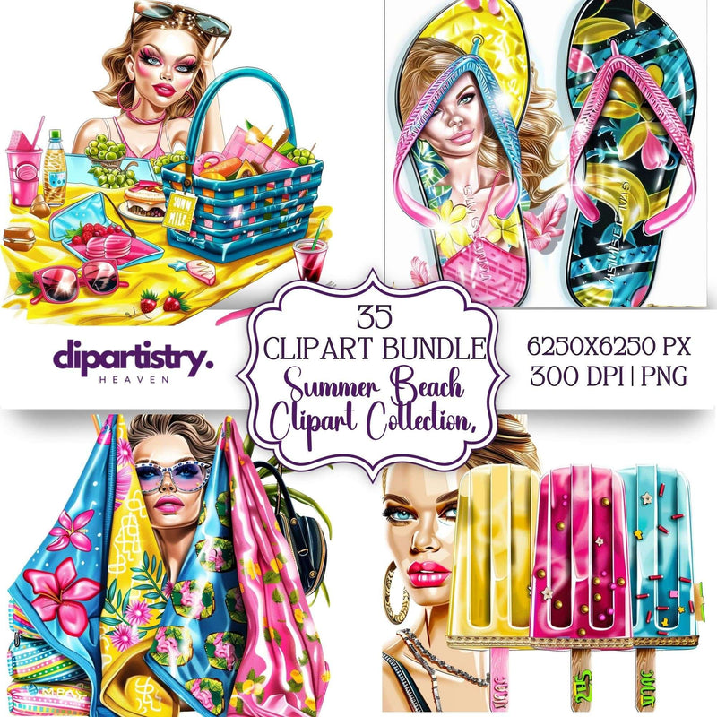 Summer Fun Clipart - CraftNest - Digital Crafting and Art