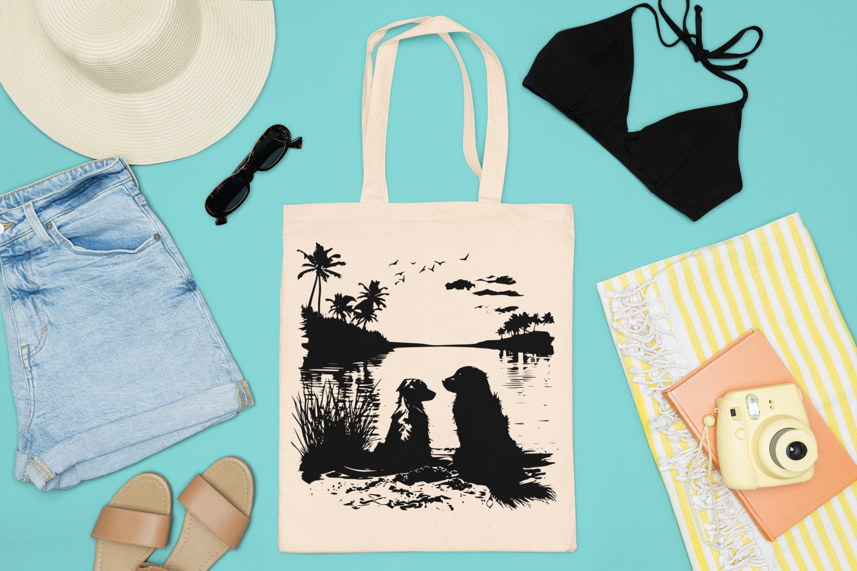 Dog Beach Day SVG Bundle - CraftNest - Digital Crafting and Art
