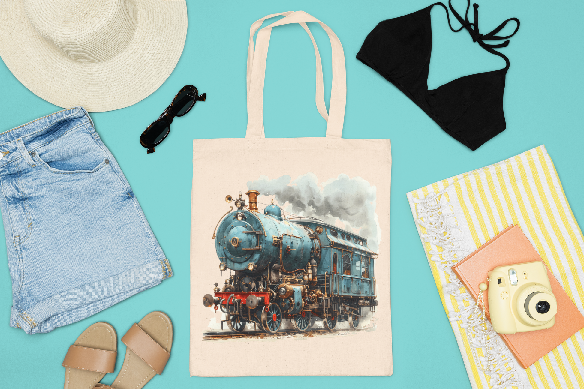Steampunk Summer Clipart - CraftNest - Digital Crafting and Art