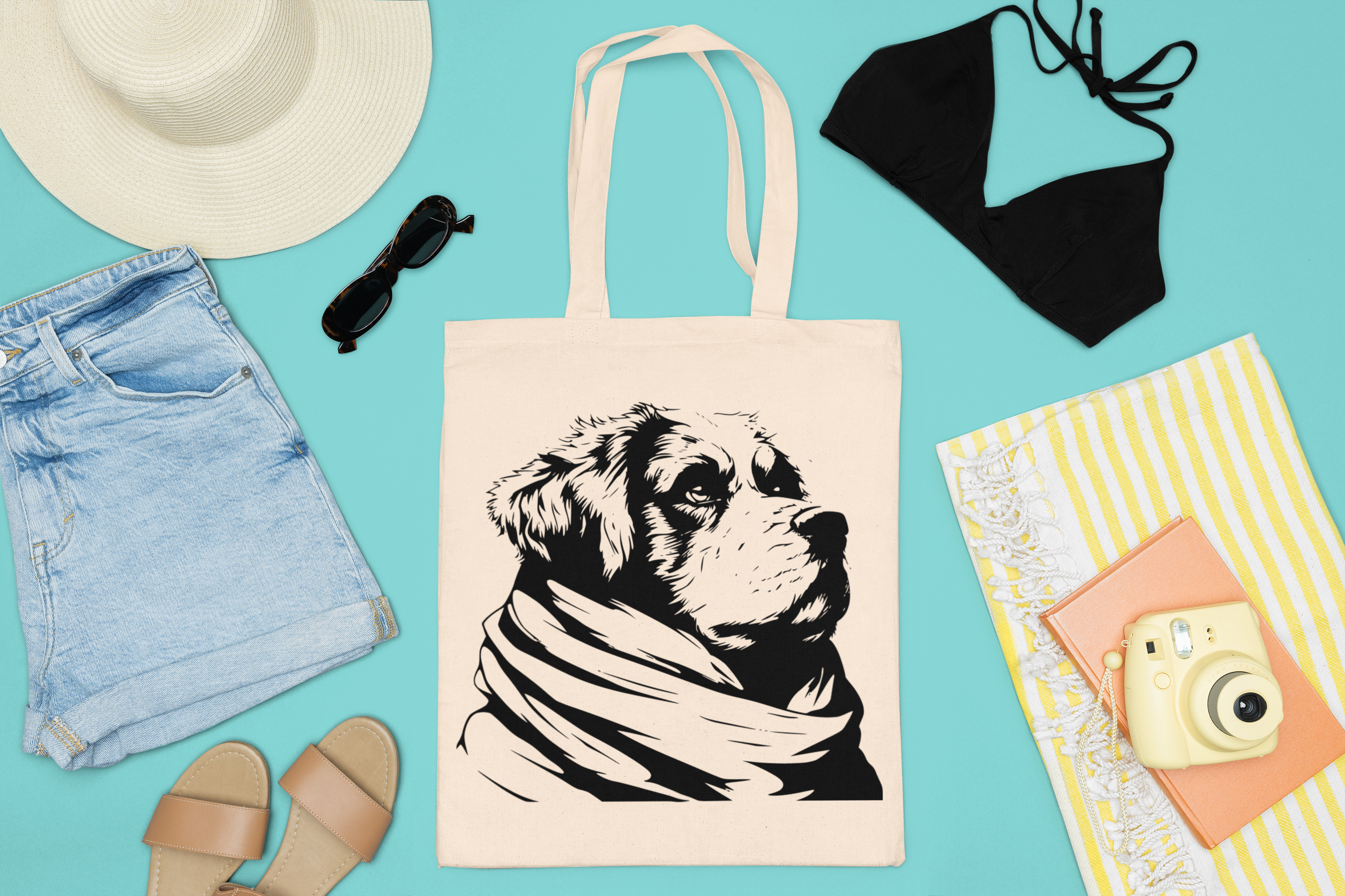 Saint Bernard SVG Bundle - CraftNest - Digital Crafting and Art