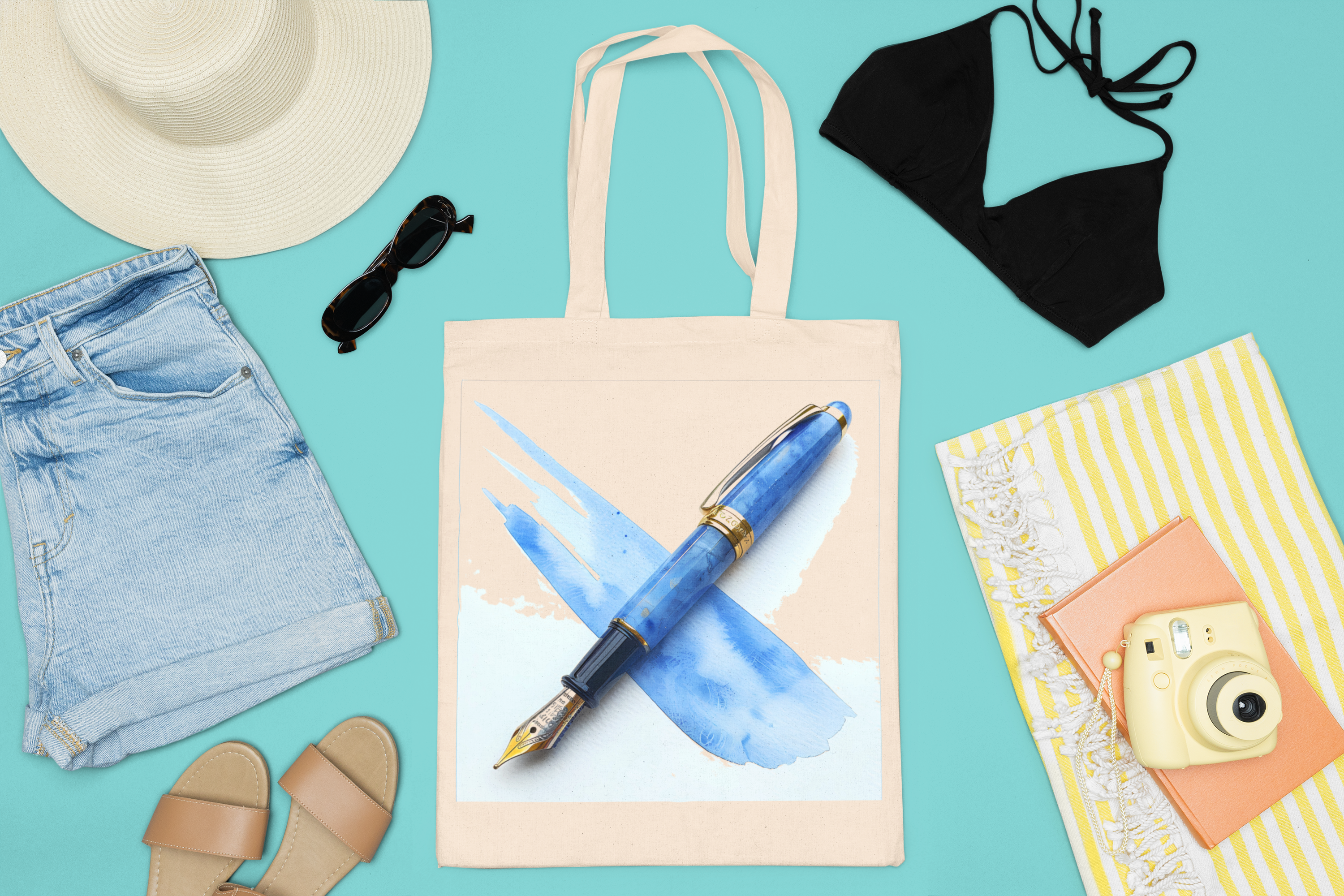 Blue Back To School - CraftNest - Digital Crafting and Art