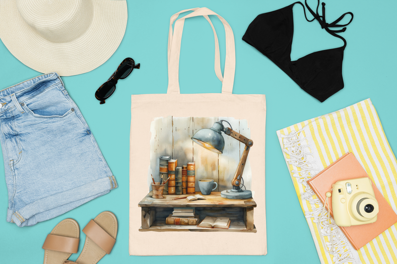 Book Reading Clipart - CraftNest - Digital Crafting and Art