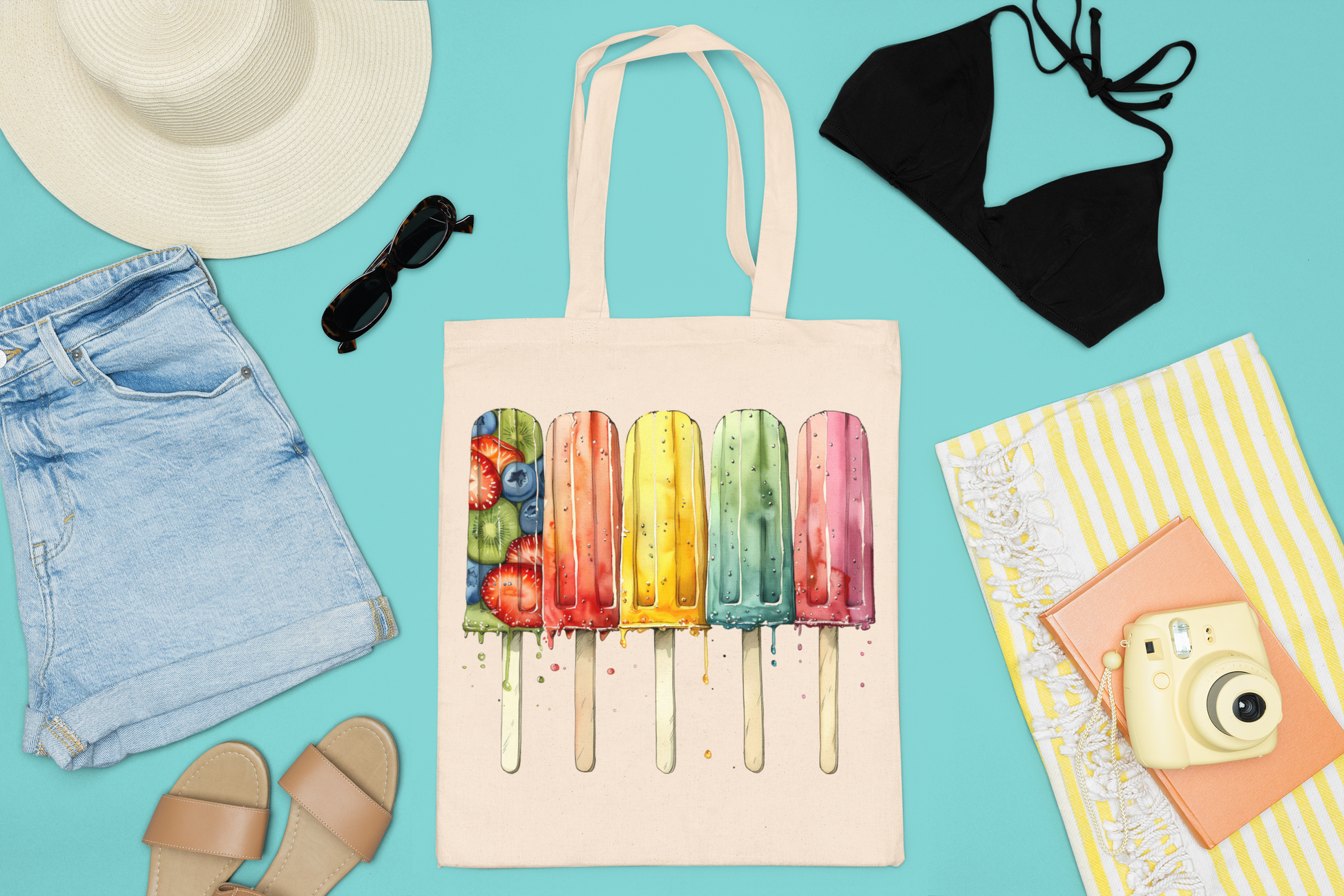 Popsicle Summer Clipart - CraftNest - Digital Crafting and Art
