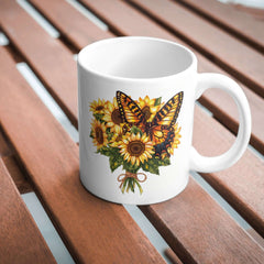 Sunflower Bouquet Butterfly Flowers Clipart - CraftNest - Digital Crafting and Art