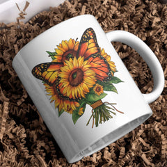 Sunflower Bouquet Butterfly Flowers Clipart - CraftNest - Digital Crafting and Art