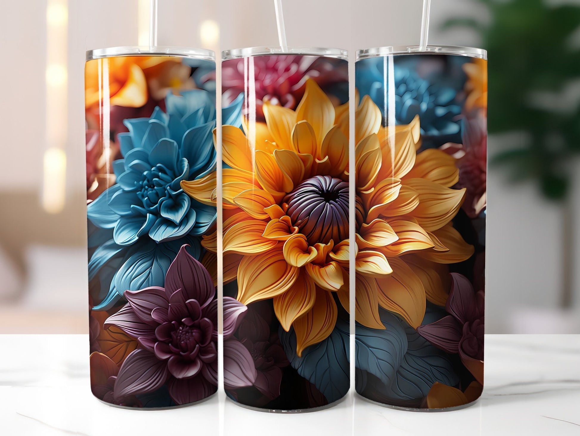 Sunflowers at Dusk Tumbler Wrap - CraftNest