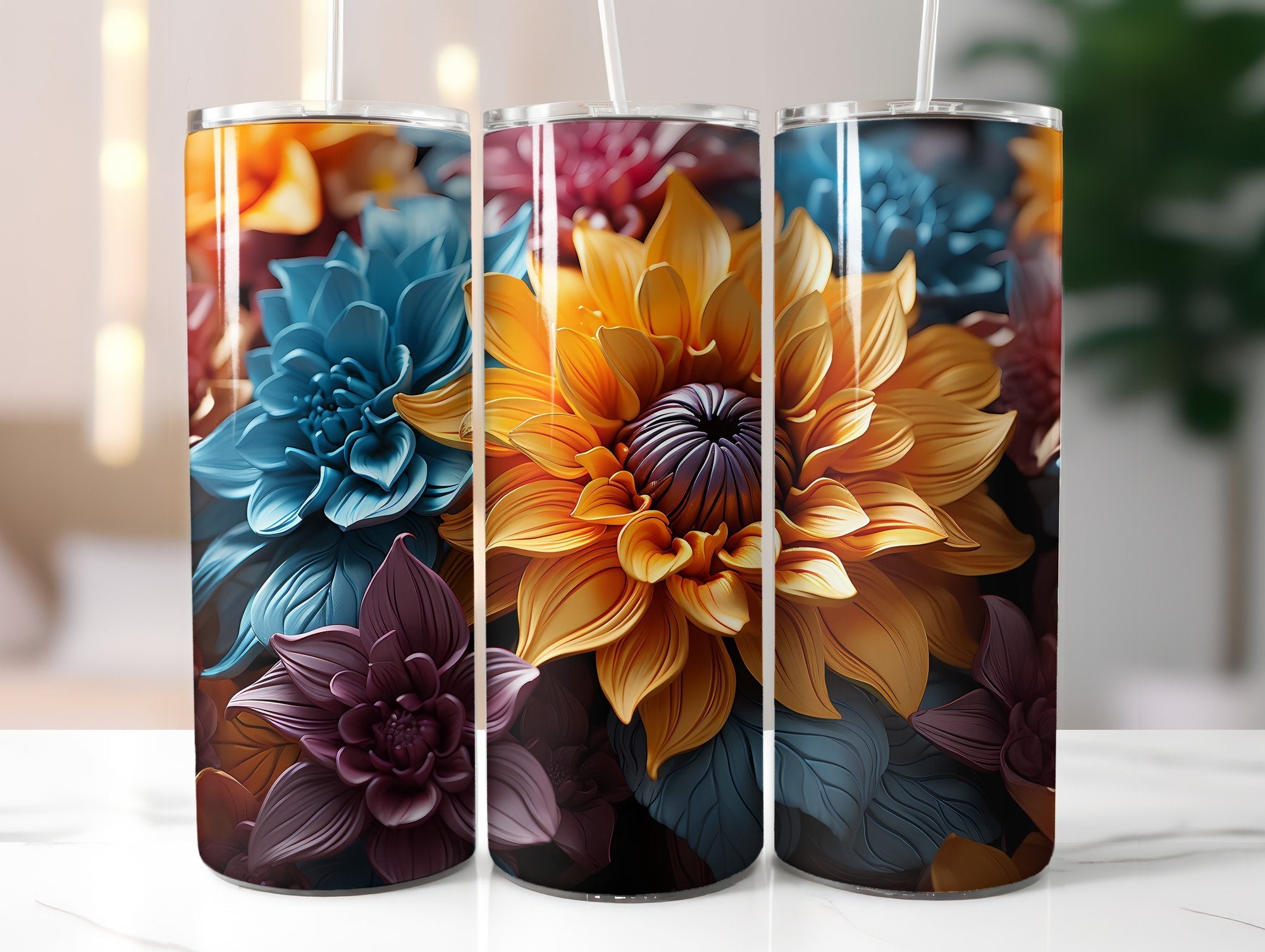 Sunflowers at Dusk Tumbler Wrap - CraftNest