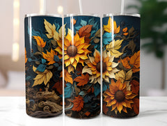 Sunflowers at Dusk Tumbler Wrap - CraftNest