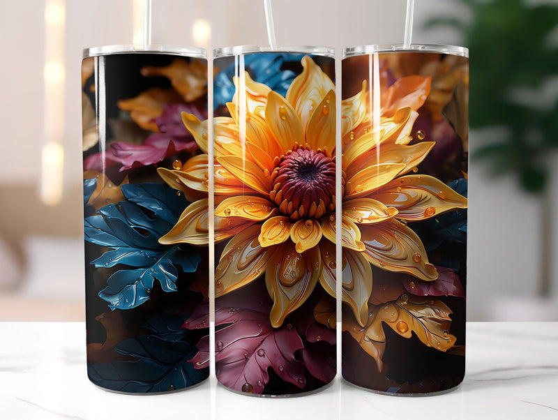Sunflowers at Dusk Tumbler Wrap - CraftNest
