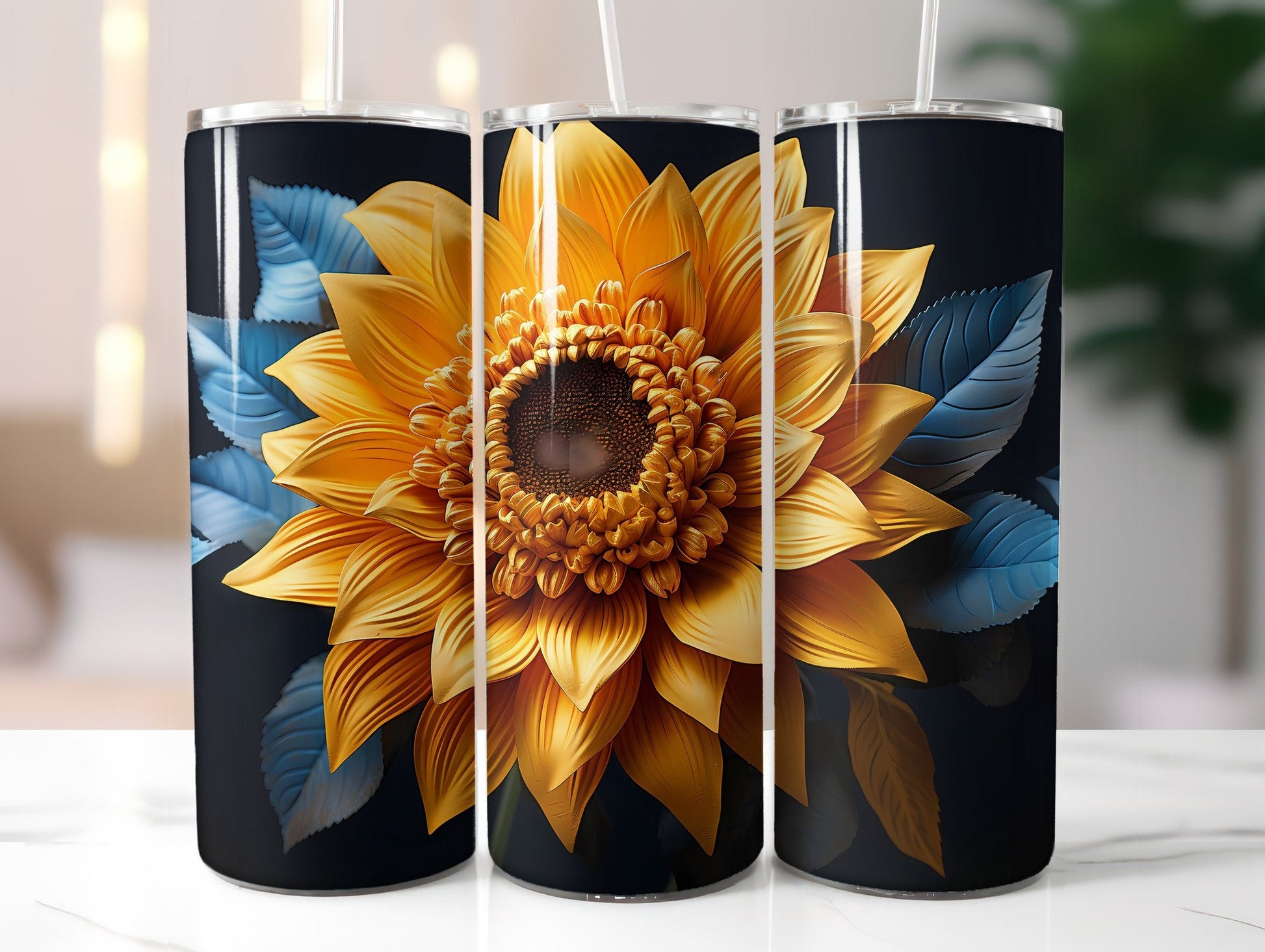 Sunflowers at Dusk Tumbler Wrap - CraftNest