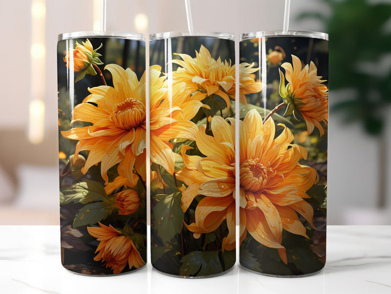 Sunflowers at Dusk Tumbler Wrap - CraftNest