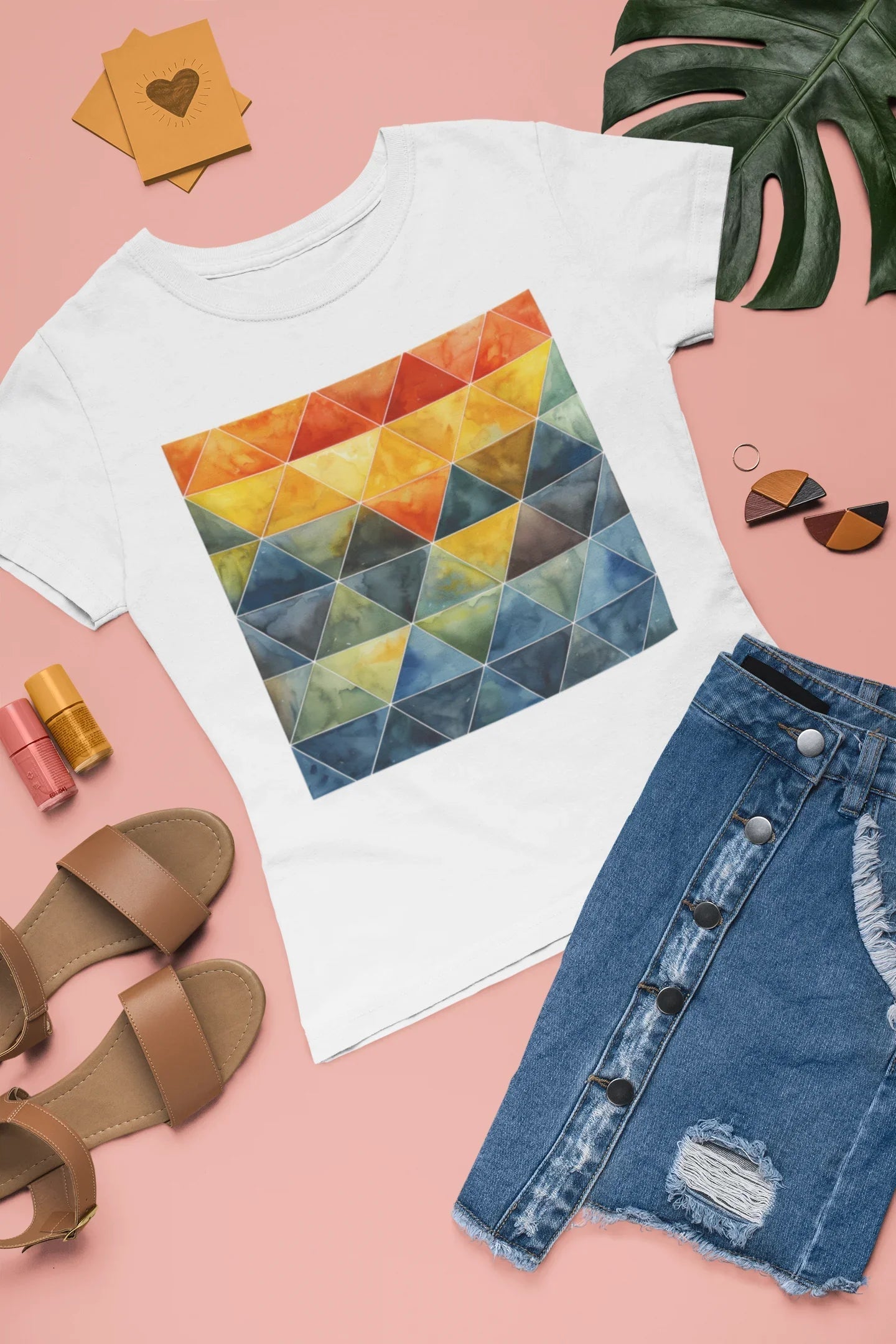 Geometric Summer Clipart - CraftNest - Digital Crafting and Art