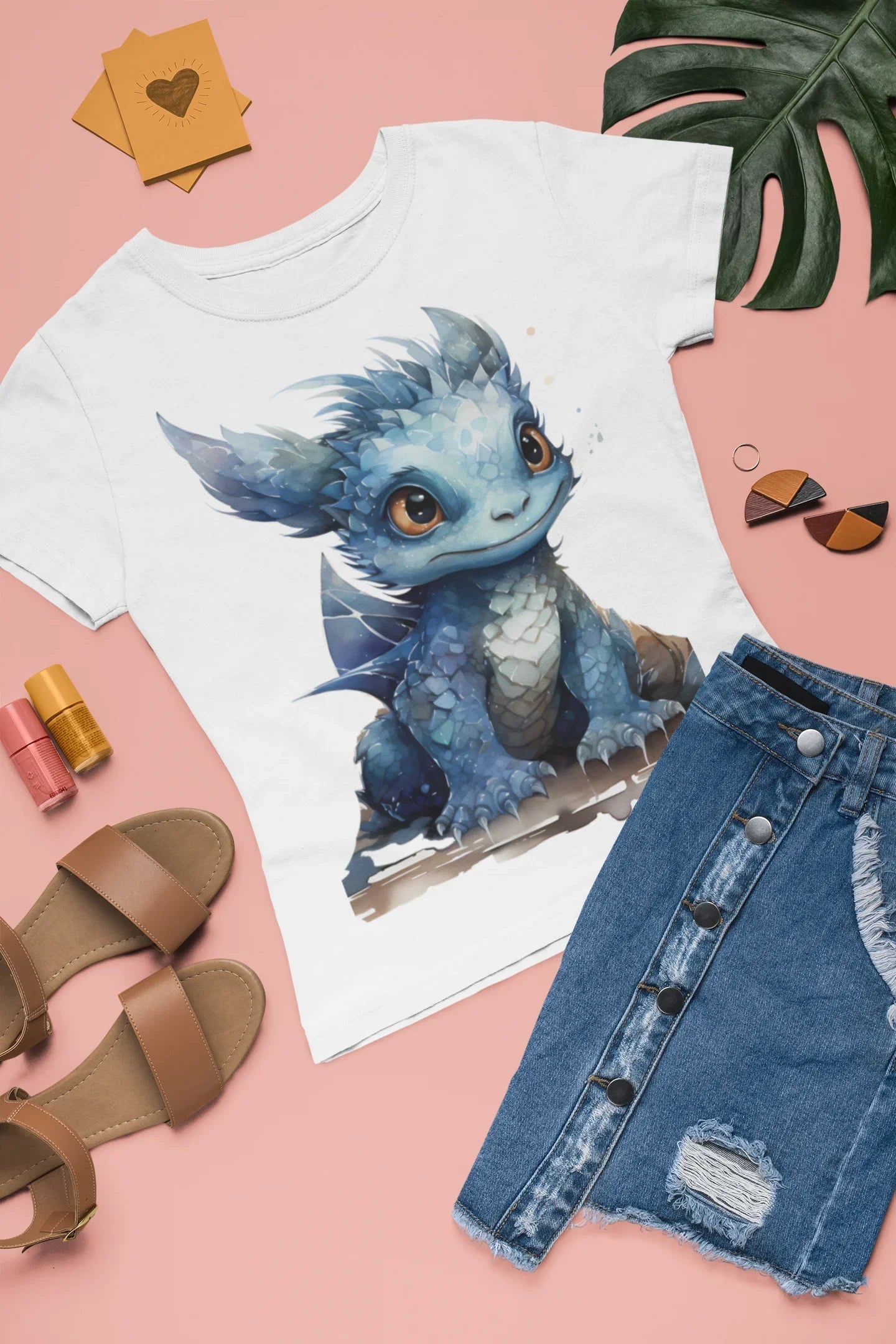 Cute Ice Dragon Clipart - CraftNest