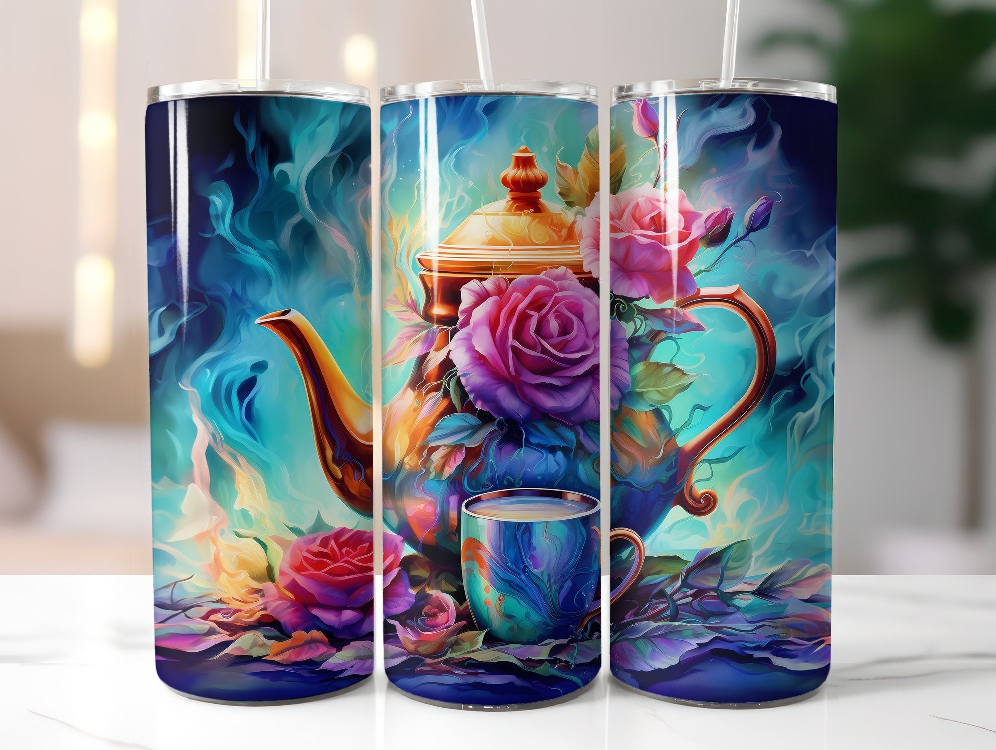 Tea Party Tumbler Wrap - CraftNest