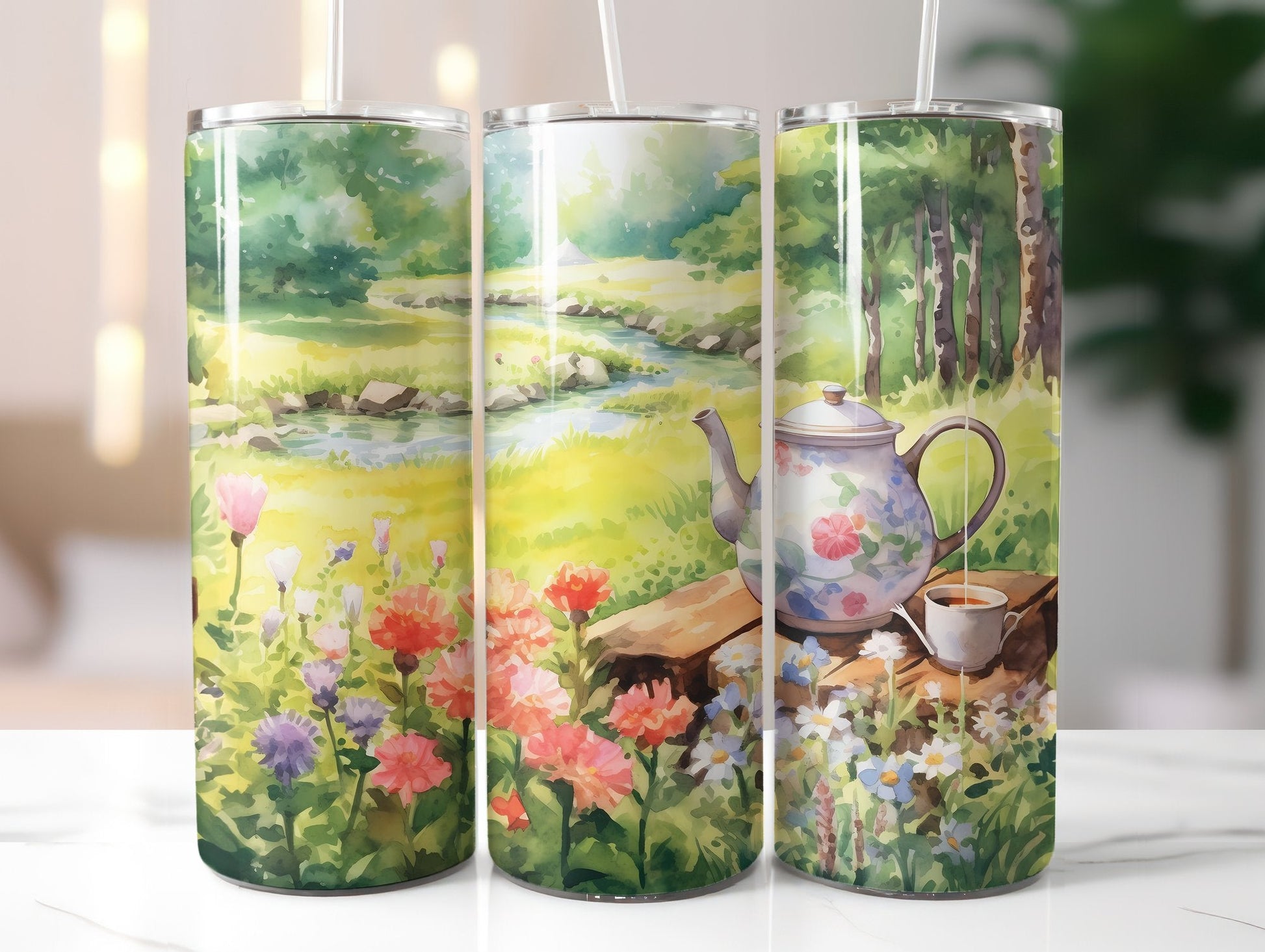 Tea Party Tumbler Wrap - CraftNest