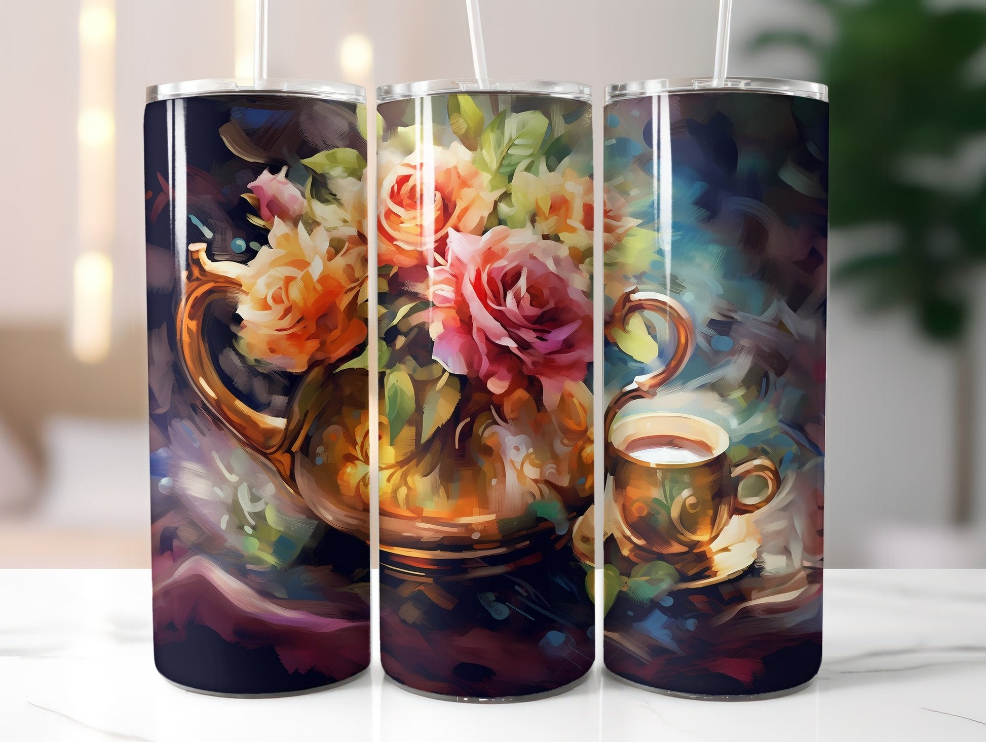 Tea Party Tumbler Wrap - CraftNest