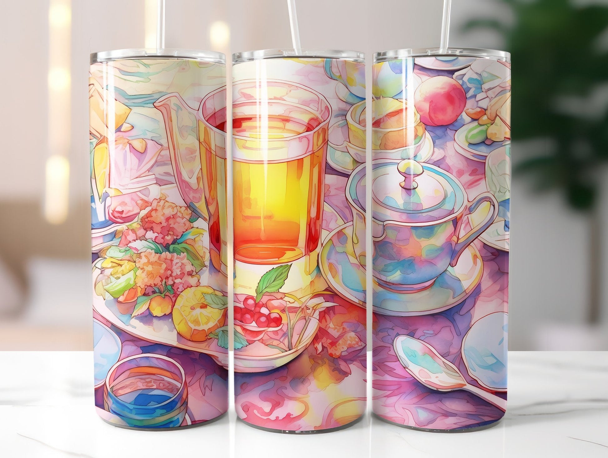 Tea Party Tumbler Wrap - CraftNest