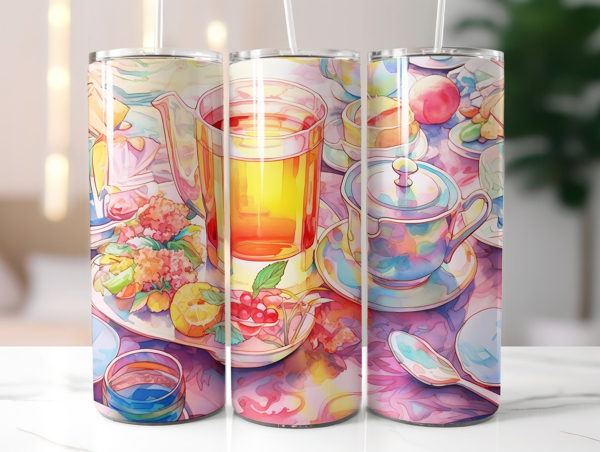 Tea Party Tumbler Wrap - CraftNest
