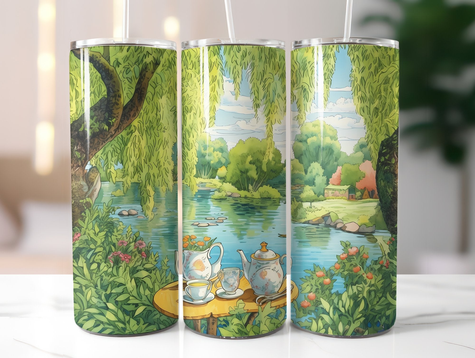 Tea Party Tumbler Wrap - CraftNest