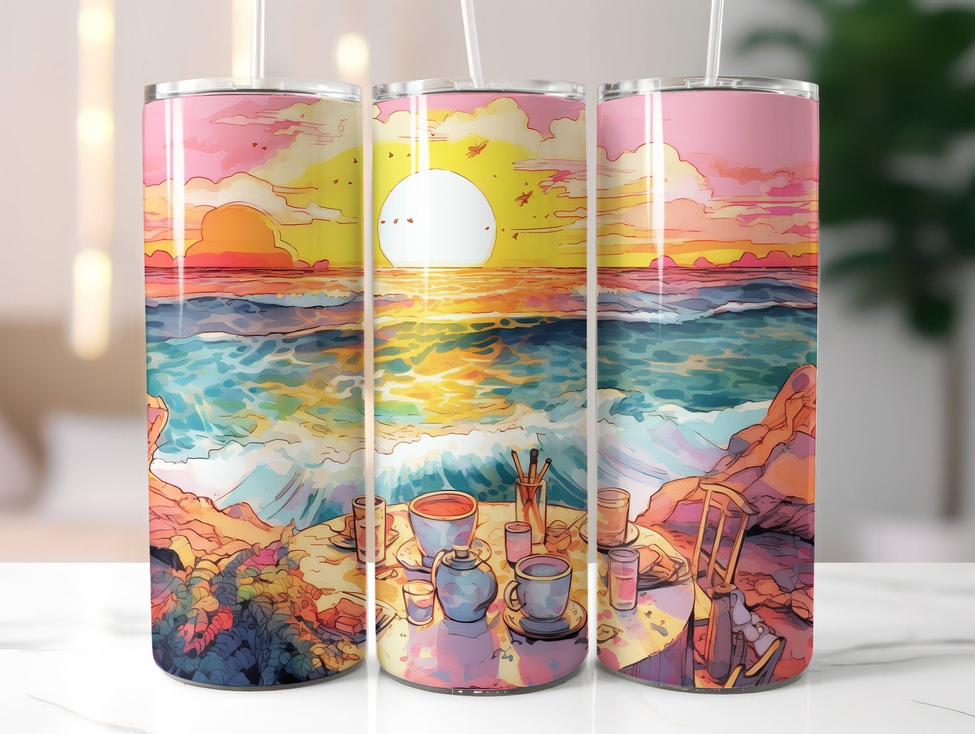 Tea Party Tumbler Wrap - CraftNest
