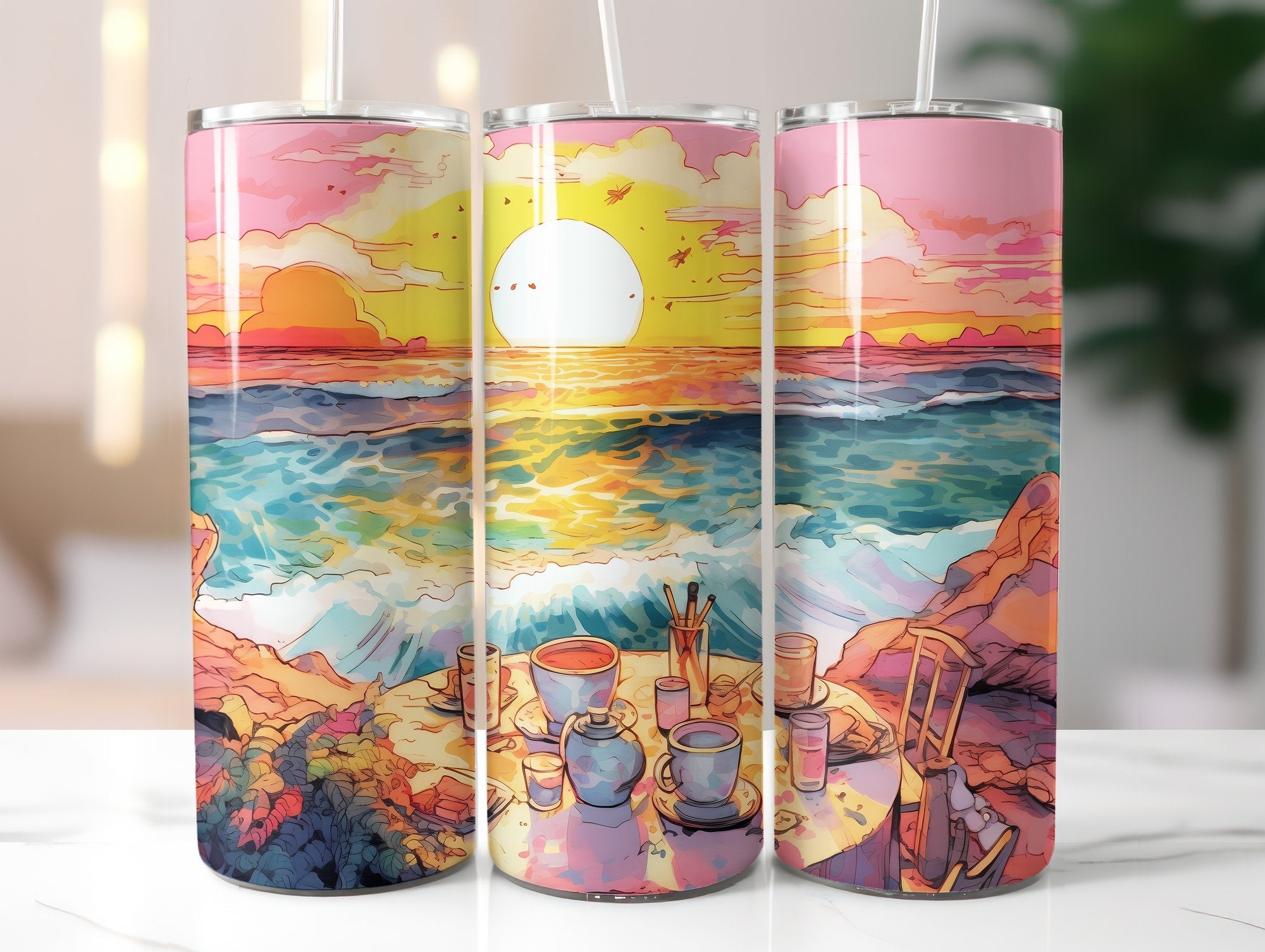 Tea Party Tumbler Wrap - CraftNest