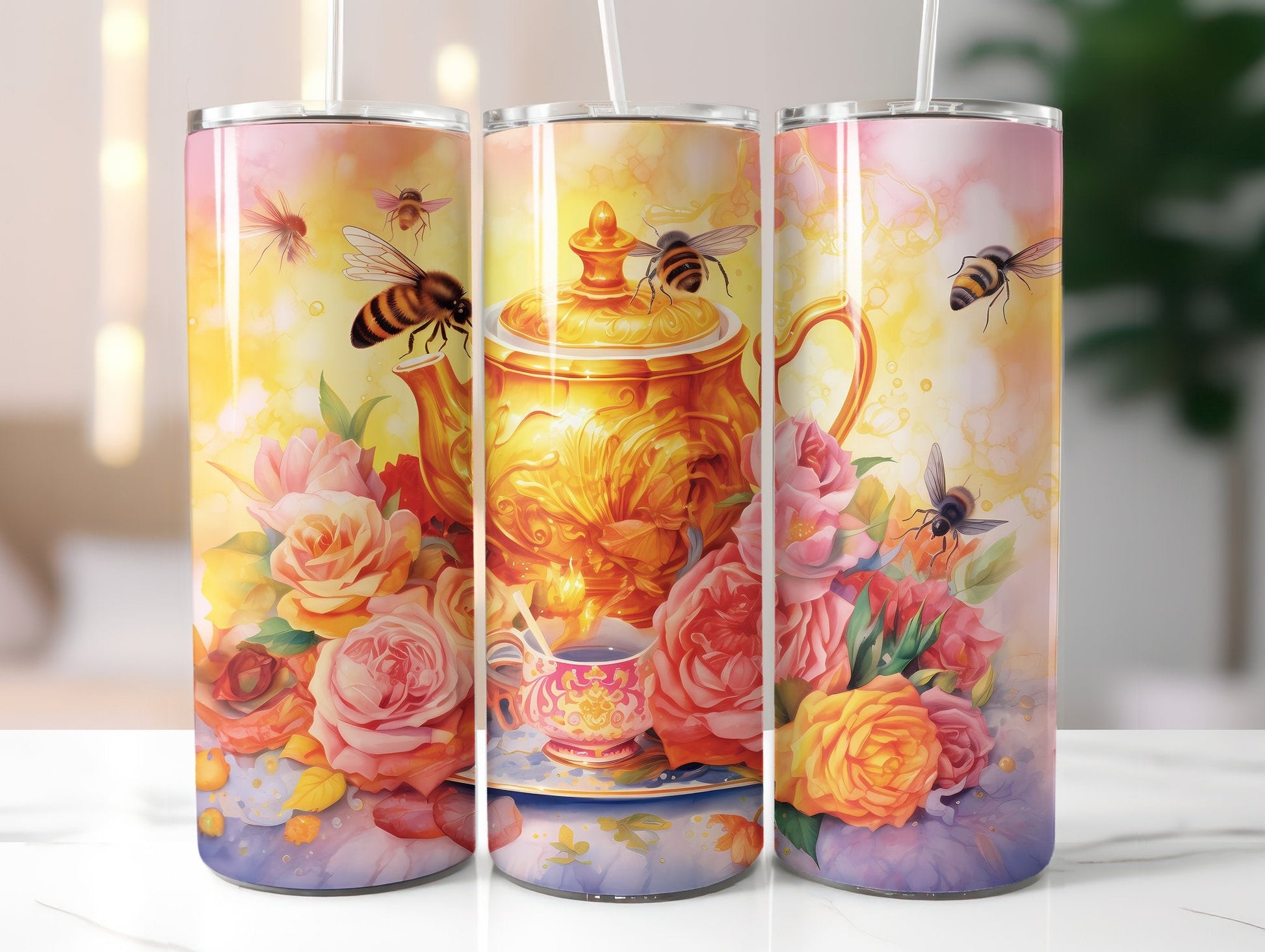 Tea Party Tumbler Wrap - CraftNest