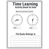 Time Learning Activity Book for Kids
