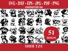 Shih Tzu SVG Bundle - CraftNest - Digital Crafting and Art
