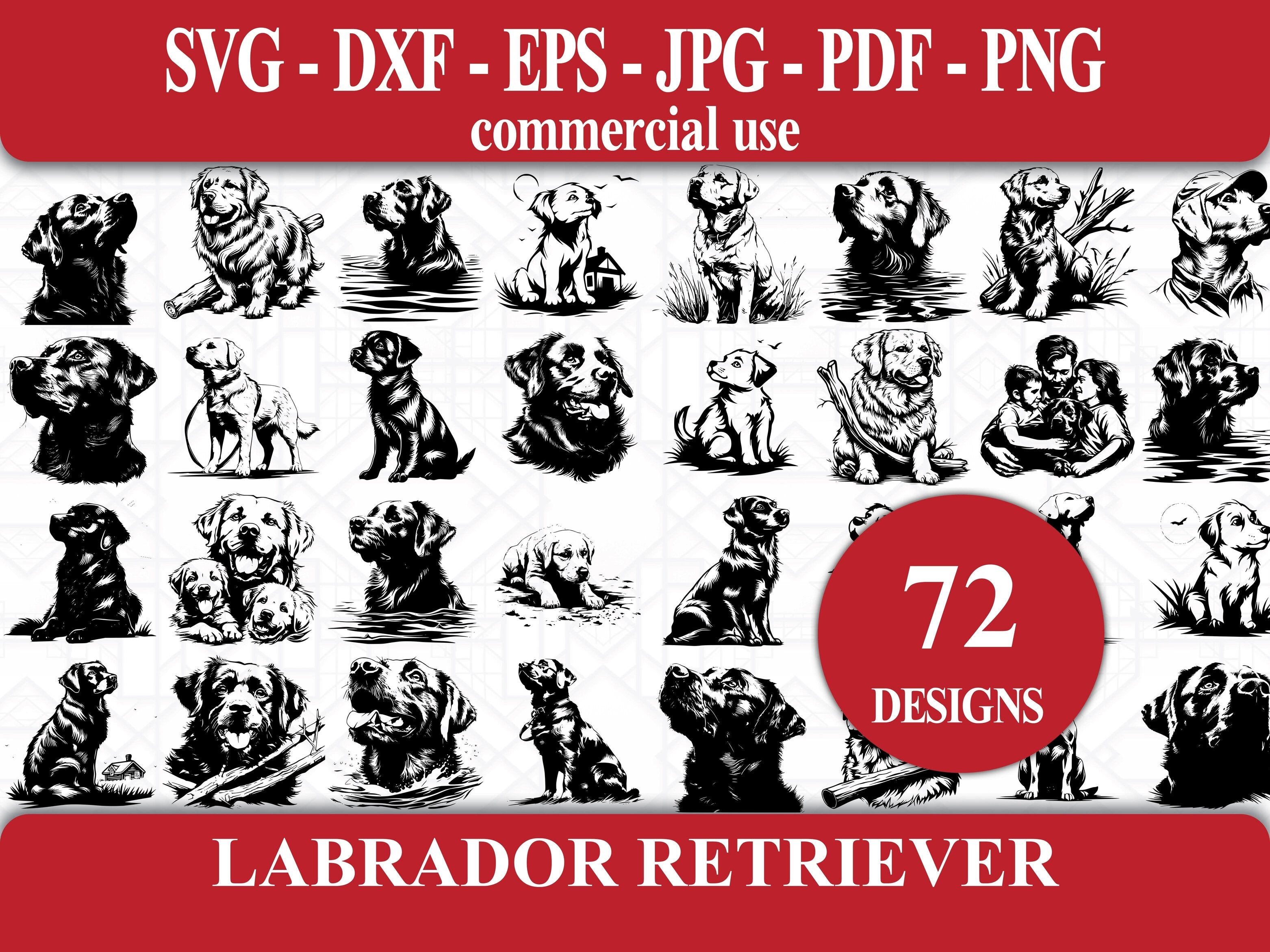 Labrador Retriever SVG Bundle - CraftNest - Digital Crafting and Art